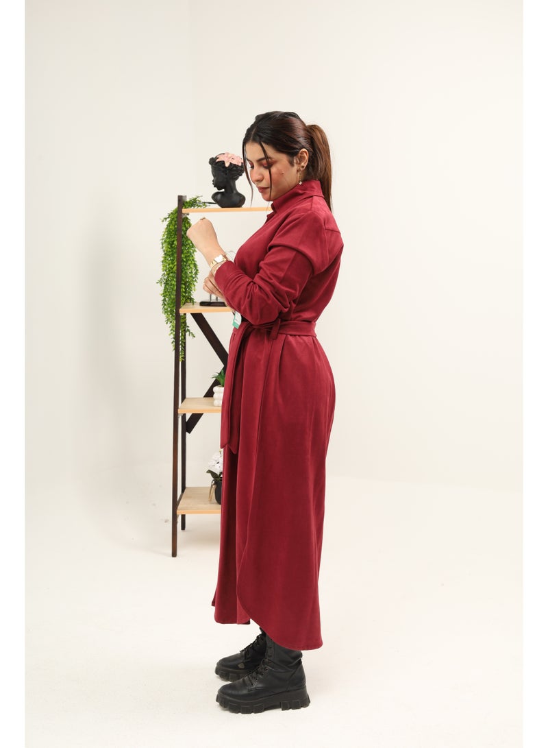 تونك شتوى خامة سويت لون نبيتى - Image 2